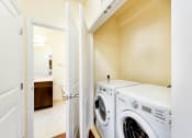 Thumbnail 13 of 21 - washer and dryer in unit at archer park apartments in southeast Washington dc