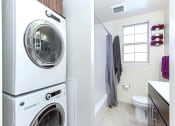 Thumbnail 10 of 25 - laundry area and view of bathroom at fairway park apartments in washington dc