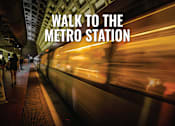 Thumbnail 19 of 21 - A train is passing by a subway station platform.