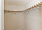 Thumbnail 8 of 15 - large walk in closet with shelving at t street apartments in washington dc