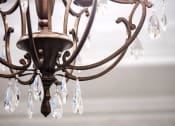 Thumbnail 17 of 25 - a close up of a chandelier at the calverton apartment building in adams morgan in washington dc