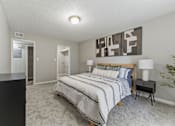 Thumbnail 18 of 51 - Bedroom with nightstand at The Reserve at Brookhaven, Atlanta, 30329