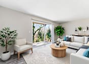 Thumbnail 27 of 51 - Furnished Living room view at The Reserve at Brookhaven, Atlanta, GA, 30329