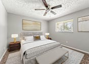 Thumbnail 12 of 36 - Master bedroom at Northgate Townhomes in Tucker, GA  30084