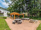Thumbnail 11 of 35 - Picnic area at Pinewood Townhomes, Tucker, Georgia