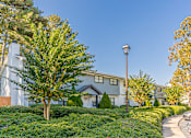 Thumbnail 2 of 35 - House with greenery at Pinewood Townhomes, Tucker, GA, 30084