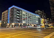 Thumbnail 13 of 47 - Building Exterior In Night at The Palms 1101, Columbia, South Carolina