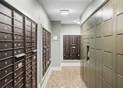 Thumbnail 48 of 50 - a bunch of lockers in a room with a vaulted ceiling