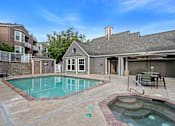Thumbnail 3 of 29 - Hot Tub And Pool at Oriel Apartments, Oregon