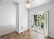 Thumbnail 13 of 50 - Living Room With Balcony at Summer Creek Apartments, Tigard, OR