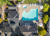 Thumbnail 3 of 50 - Drone Pool View at Summer Creek Apartments, Tigard