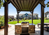 Thumbnail 24 of 26 - grilling station at Bucking Horse Apartments, Fort Collins, 80525