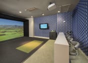 Thumbnail 23 of 33 - Golf simulator room at The Parkway on Westlake, Humble