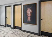 Thumbnail 36 of 124 - a painting of a horse hangs on a wall in a hallway at Madison Prickett Preserve, Yardley Pennsylvania