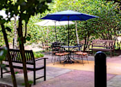 Thumbnail 1 of 14 - Exterior view of Park View at Colonial Landing, an award-winning senior apartment community in Elkridge, Maryland, surrounded by trees and featuring easy access to Route 1 and public transportation.