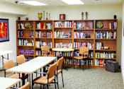 Thumbnail 7 of 11 - Lending library at Park View at Ashland Terrace senior apartment community for adults age 62+