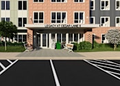 Thumbnail 16 of 25 - The front of a building named Legacy at Cedar Lane.