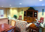 Thumbnail 7 of 15 - Inviting entrance to Park View at South Pantops, an Enterprise senior living community with professional on-site staff and 24-hour emergency maintenance.