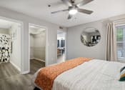 Thumbnail 23 of 26 - Master bedroom with closet at The Hartley at Sweetwater Creek, Duluth, GA