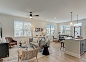 Thumbnail 30 of 45 - kitchen and living room in Asheville NC