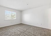 Thumbnail 11 of 19 - A room with a carpeted floor and a window.