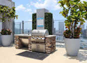 Thumbnail 8 of 35 - Grill out with endless city views on top of our Sky Deck rooftop amenity.