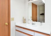 Thumbnail 16 of 27 - Renovated Bathrooms With Quartz Counters at Ross Estates Apartments, MRD Conventional, Lawton, OK, 73505