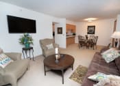Thumbnail 10 of 23 - living dining area  at Wheeler Estates Apartments, Decatur, Alabama