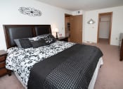 Thumbnail 20 of 21 - bedroom facing the entrance at Boggan Estates Apartments in Tupelo, MS