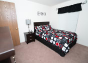 Thumbnail 16 of 21 - Bedroom facing entrance  at Boggan Estates Apartments, Belden