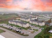 Thumbnail 3 of 19 - Exterior Birds Eye view at Breckenridge Estates Apartments in Lawrenceburg, KY