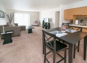 Thumbnail 4 of 15 - Dining and living area at Crosswait Estates in Angola, IN