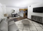 Thumbnail 8 of 17 - Living room With TV at Steedman Apartments, Waterville, OH, 43566