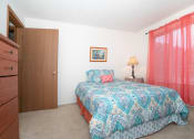 Thumbnail 13 of 22 - second bedroom with cozy bed at Eddins Estates Apartments, Tuscaloosa, Alabama
