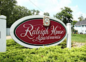 Thumbnail 1 of 24 - Signboard at Raleigh House Apartments, MRD Apartments, East Lansing, Michigan