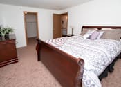 Thumbnail 18 of 22 - Master Bedroom  at Hornbrook Estates Apartments, Evansville, 47715