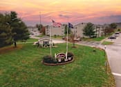 Thumbnail 2 of 22 - Welcome Sign at Hornbrook Estates Apartments, Evansville, 47715