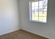 Thumbnail 8 of 9 - an empty room with carpet and a window