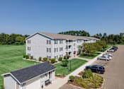 Thumbnail 3 of 15 - Aerial view at McClellan Estates III Apartments , Marshall, Michigan
