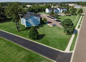 Thumbnail 7 of 14 - Aerial view of property1 at McClellan Estates Apartments, Marshall