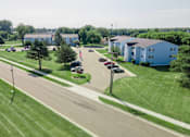 Thumbnail 11 of 14 - Top view of street at McClellan Estates Apartments, Marshall, 49068
