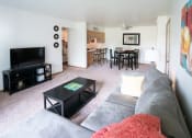 Thumbnail 8 of 16 - Living area view at Nelson Estates Apartments,1815 Raleigh Ave, Kendallville, IN 46755