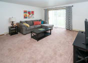 Thumbnail 6 of 16 - Living area at Nelson Estates Apartments,1815 Raleigh Ave, Kendallville, IN 46755