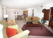 Thumbnail 6 of 17 - Living room at Oates Estates Apartments, Dothan, AL