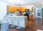 Thumbnail 7 of 24 - Fully Equipped Kitchen at Oliver Apartments, Temperance, MI