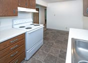 Thumbnail 10 of 11 - a kitchen with a stove and a sink