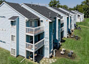 Thumbnail 8 of 24 - Aerial View Of Property at Raleigh House Apartments,  MRD Apartments, Michigan, 48823