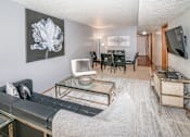 Thumbnail 16 of 24 - Living Room Interior at Raleigh House Apartments, MRD Apartments, East Lansing, 48823
