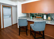 Thumbnail 12 of 24 - Gourmet Kitchen With Island at Raleigh House Apartments, MRD Apartments, East Lansing, MI