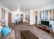 Thumbnail 11 of 18 - Living room at Martin Estates Apartments, Shelbyville, Indiana